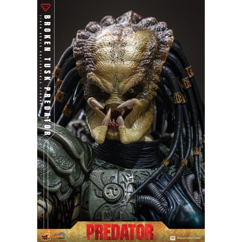 Alien vs. Predator Comic Masterpiece Action Figure 1/6 Broken Tusk Predator 35 cm | 4895228623423