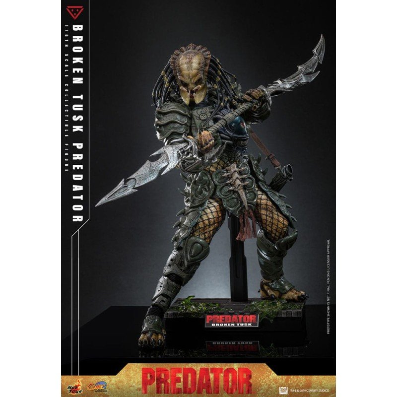Alien vs. Predator Comic Masterpiece Action Figure 1/6 Broken Tusk Predator 35 cm | 4895228623423