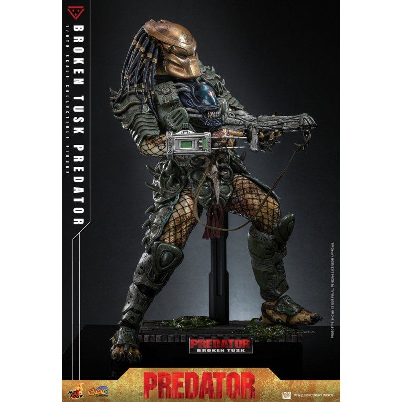 Alien vs. Predator Comic Masterpiece Action Figure 1/6 Broken Tusk Predator 35 cm | 4895228623423