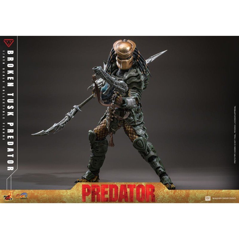 Alien vs. Predator Comic Masterpiece Action Figure 1/6 Broken Tusk Predator 35 cm | 4895228623423
