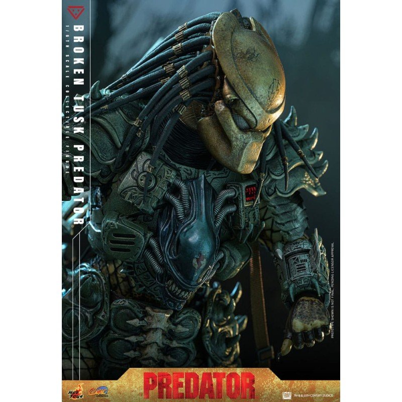 Alien vs. Predator Comic Masterpiece Action Figure 1/6 Broken Tusk Predator 35 cm | 4895228623423