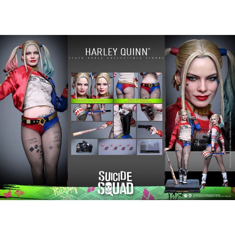 Suicide Squad Movie Masterpiece Action Figure 1/6 Harley Quinn 29 cm | 4895228623461