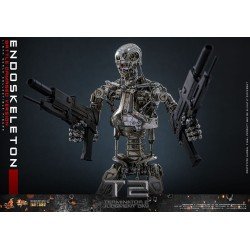 Terminator 2: Judgment Day Movie Masterpiece Die-cast Action Figure 1/6 Endoskeleton (Battle Damaged Version) 31 cm | 4895228623454