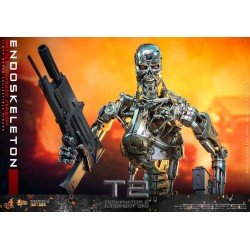Terminator 2: Judgment Day Movie Masterpiece Die-cast Action Figure 1/6 Endoskeleton (Battle Damaged Version) 31 cm | 4895228623454