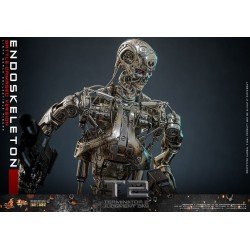 Terminator 2: Judgment Day Movie Masterpiece Die-cast Action Figure 1/6 Endoskeleton (Battle Damaged Version) 31 cm | 4895228623454