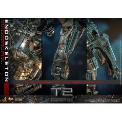 Terminator 2: Judgment Day Movie Masterpiece Die-cast Action Figure 1/6 Endoskeleton (Battle Damaged Version) 31 cm | 4895228623454