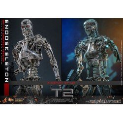 Terminator 2: Judgment Day Movie Masterpiece Die-cast Action Figure 1/6 Endoskeleton (Battle Damaged Version) 31 cm | 4895228623454