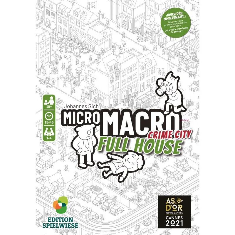 jeu : Micro Macro : Crime City - Full House
éditeur : Spielwiese
version française