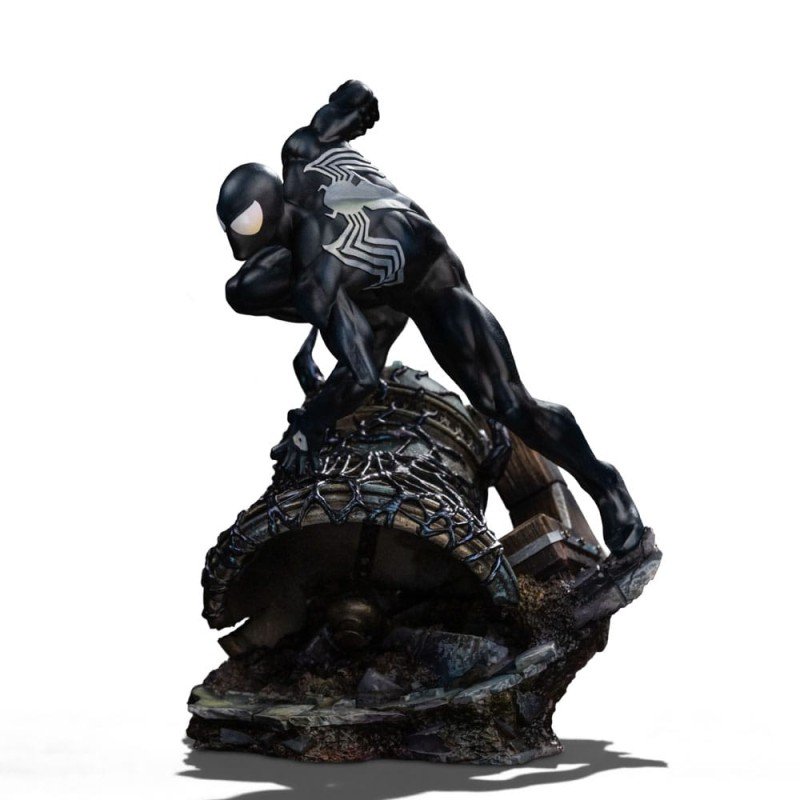 Marvel BDS Art Scale Statue 1/10 Spider-Man Black Costume 20 cm | 0042882334088
