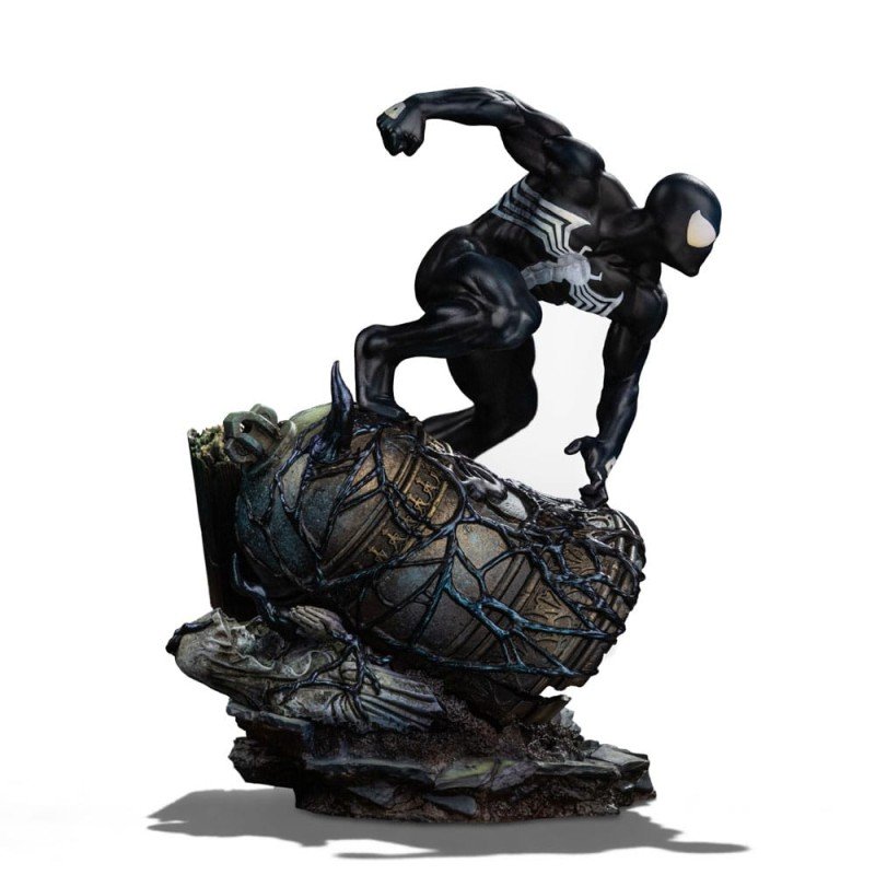 Marvel BDS Art Scale Statue 1/10 Spider-Man Black Costume 20 cm | 0042882334088