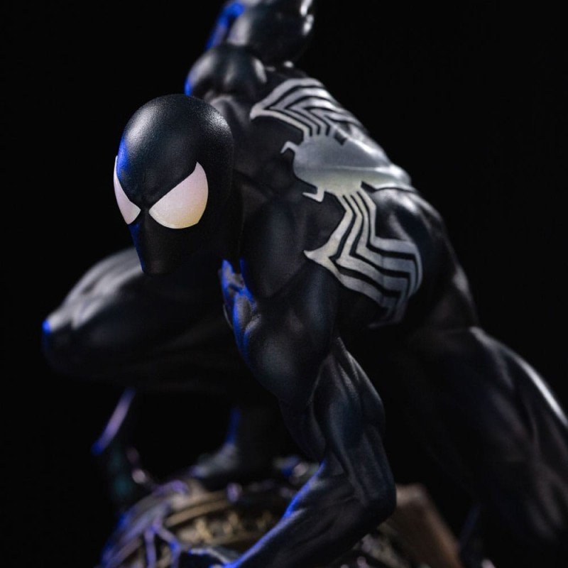 Marvel BDS Art Scale Statue 1/10 Spider-Man Black Costume 20 cm | 0042882334088