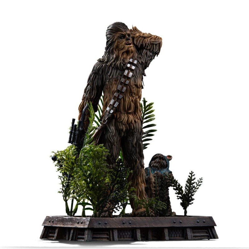Star Wars Episode VI Art Scale Statue 1/10 Chewbacca and Tokkat 22 cm | 0042882334576