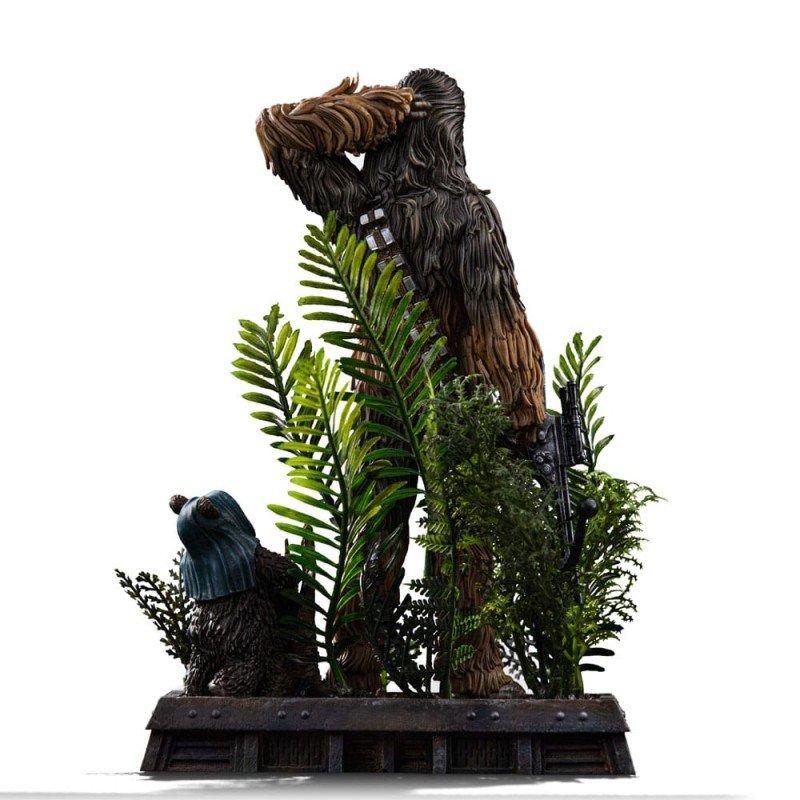 Star Wars Episode VI Art Scale Statue 1/10 Chewbacca and Tokkat 22 cm | 0042882334576