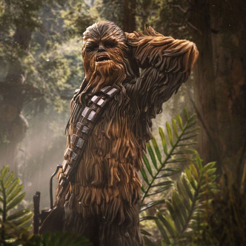 Star Wars Episode VI Art Scale Statue 1/10 Chewbacca and Tokkat 22 cm | 0042882334576
