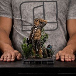 Star Wars Episode VI Art Scale Statue 1/10 Chewbacca and Tokkat 22 cm | 0042882334576