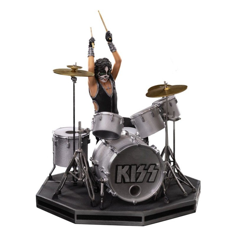 Kiss Art Scale Statue 1/10 Peter Criss Limited Edtition 22 cm | 0618231954476