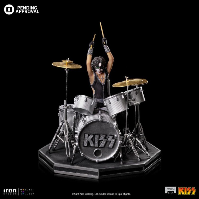 Kiss statuette Art Scale 1/10 Peter Criss Limited Edtition 22 cm | 0618231954476