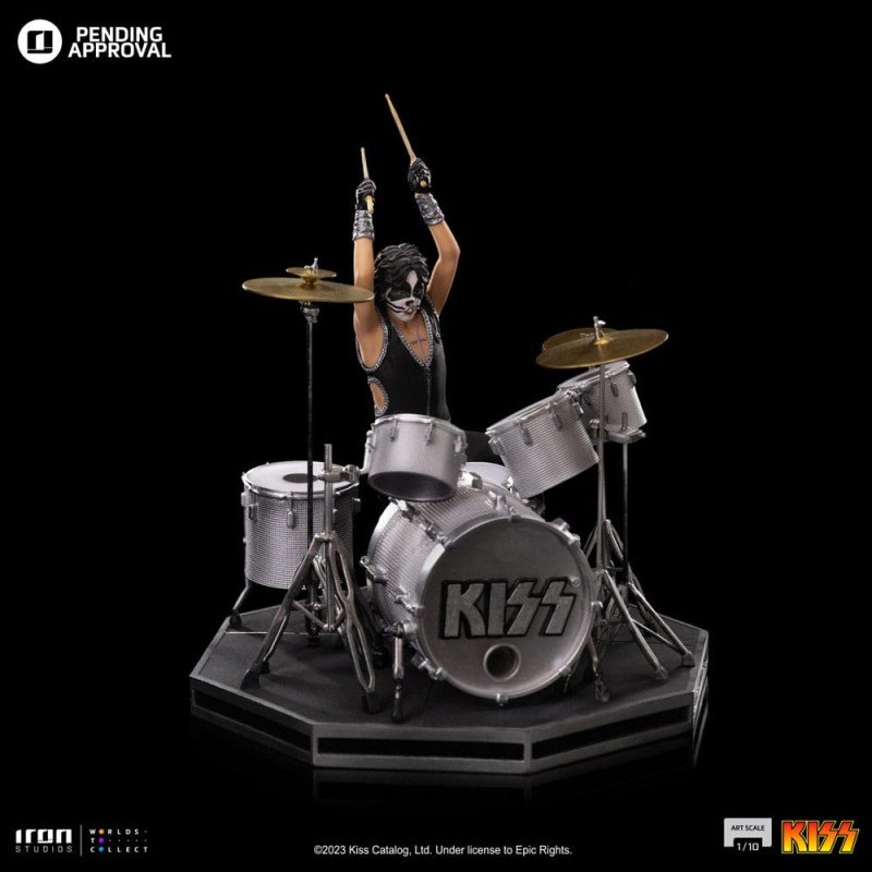 Kiss statuette Art Scale 1/10 Peter Criss Limited Edtition 22 cm | 0618231954476