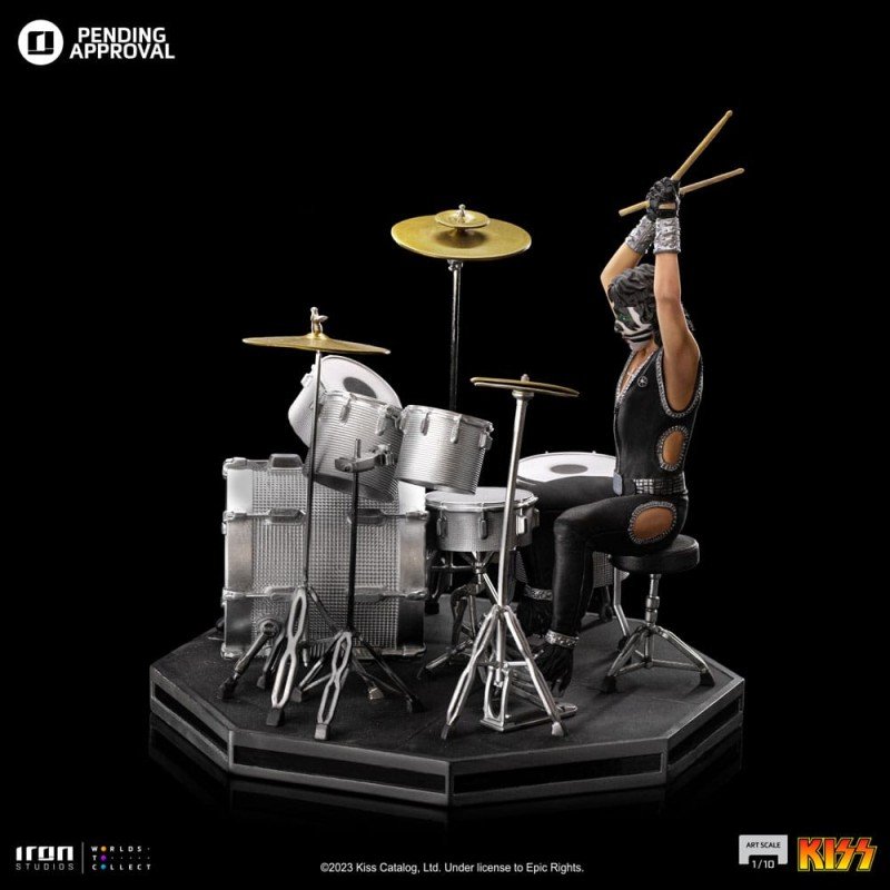 Kiss statuette Art Scale 1/10 Peter Criss Limited Edtition 22 cm | 0618231954476