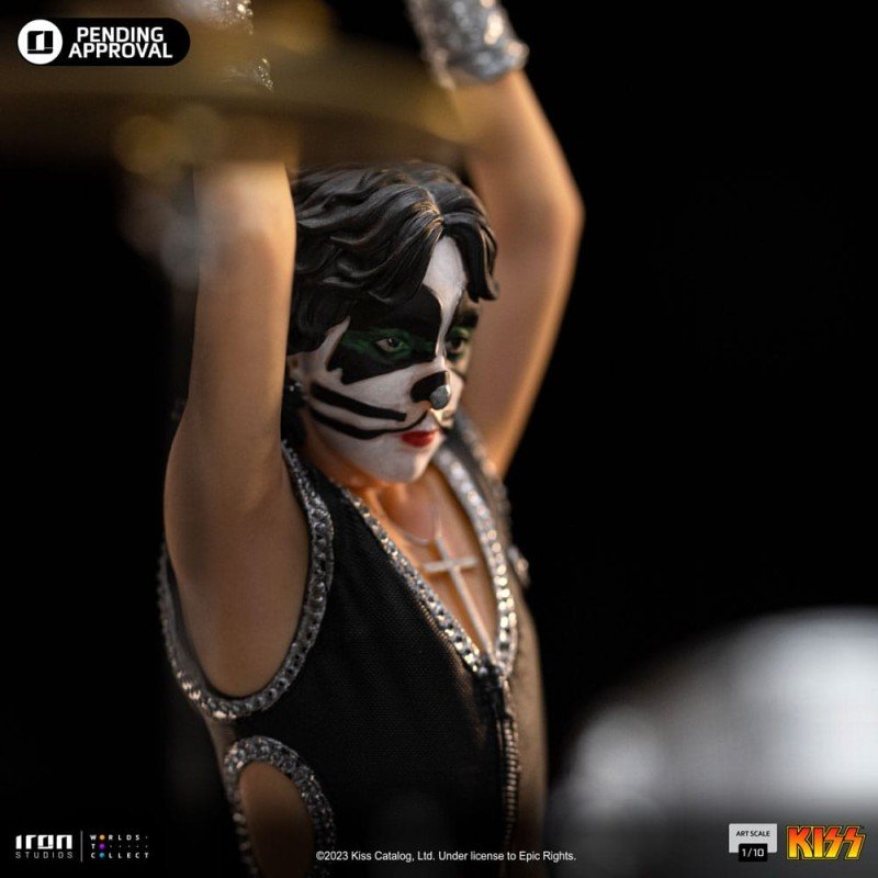 Kiss Art Scale Statue 1/10 Peter Criss Limited Edtition 22 cm | 0618231954476