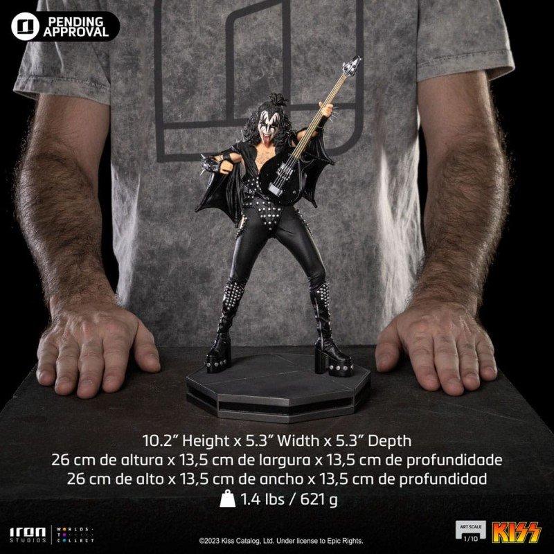 Kiss statuette Art Scale 1/10 Gene Simons Limited Edtition 26 cm | 0618231954544