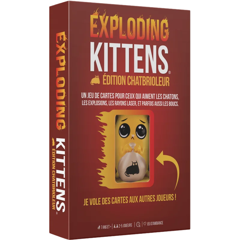 Exploding Kittens - Édition Chatbrioleur | 0810083044545