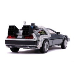 Retour vers le Futur II DeLorean Time Machine 1/24 métal Hollywood Rides | 4006333097997