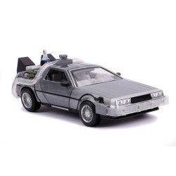 Retour vers le Futur II DeLorean Time Machine 1/24 métal Hollywood Rides | 4006333097997