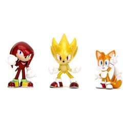 Sonic the Hedgehog pack 3 figurines Diecast Nano Metalfigs 5 cm 
