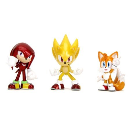 Sonic the Hedgehog pack 3 figurines Diecast Nano Metalfigs 5 cm | 0801310356364