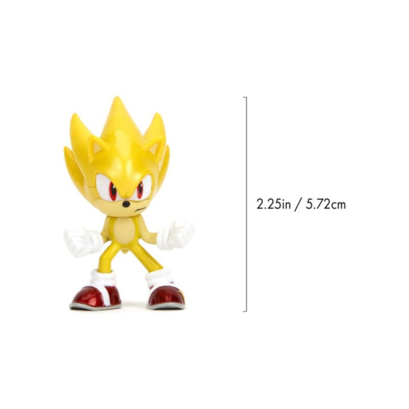 Sonic the Hedgehog pack 3 figurines Diecast Nano Metalfigs 5 cm | 0801310356364