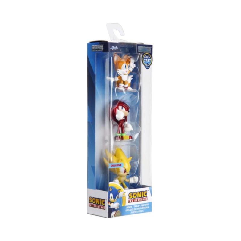 Sonic the Hedgehog pack 3 figurines Diecast Nano Metalfigs 5 cm | 0801310356364