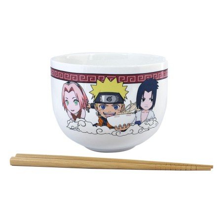 Naruto Shippuden bol à ramen avec baguettes Team Seven 414 ml | 0841092138277