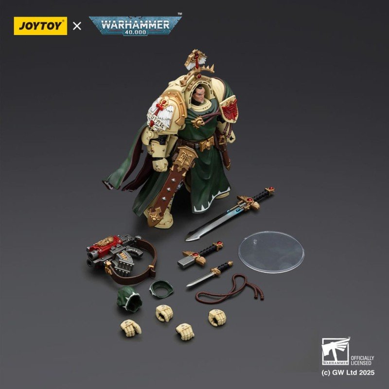 Warhammer 40,000: Dark Angels figurine Belial Grand Master of The Deathwing With the Sword of Silence and Storm Bolter 14 cm | 6927054402304