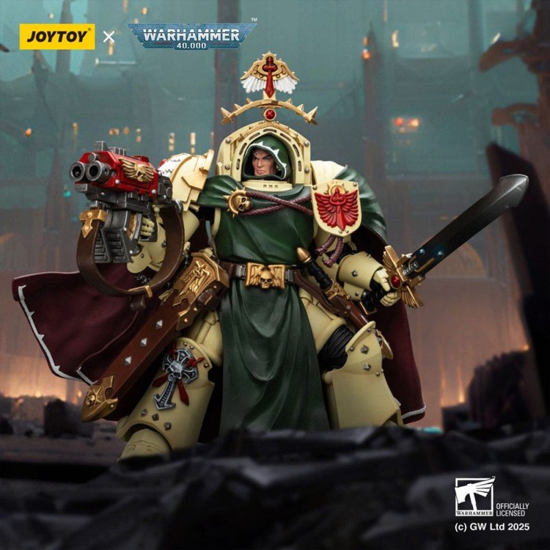 Warhammer 40,000: Dark Angels figurine Belial Grand Master of The Deathwing With the Sword of Silence and Storm Bolter 14 cm | 6927054402304