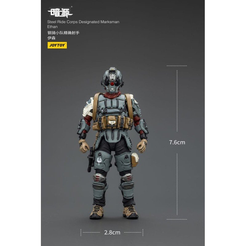 Steel Ride Corps Dark Source figurine Designated Marksman Ethan 7 cm | 6927054402328