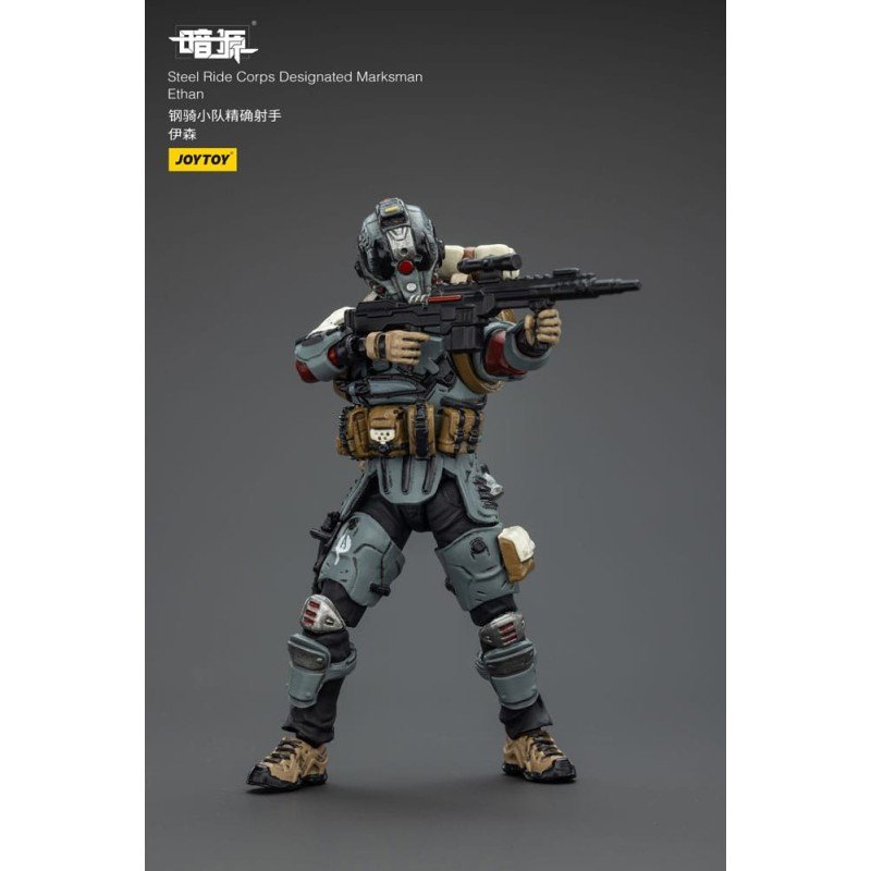 Steel Ride Corps Dark Source figurine Designated Marksman Ethan 7 cm | 6927054402328