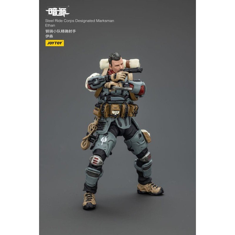 Steel Ride Corps Dark Source figurine Designated Marksman Ethan 7 cm | 6927054402328