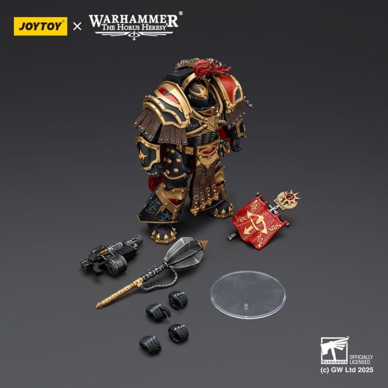 Warhammer 40,000: Sons of Horus figurine Legion Cataphractii Praetorwith Combi-Melta and Power Maul 14 cm | 6927054402441