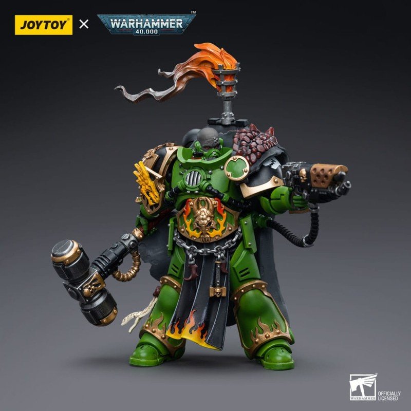 Warhammer 40k figurine 1/18 Salamanders Captain Adrax Agatone 12 cm | 6973130376809