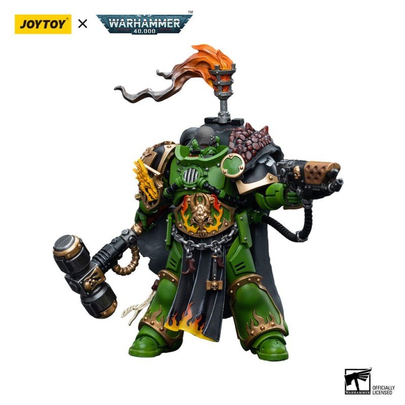 Warhammer 40k figurine 1/18 Salamanders Captain Adrax Agatone 12 cm | 6973130376809