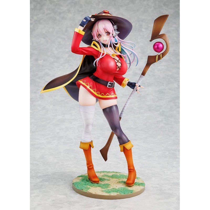 Super Sonico x Konosuba statuette PVC 1/7 Super Sonico Megumin collaboration Ver. 25 cm | 4942330144947