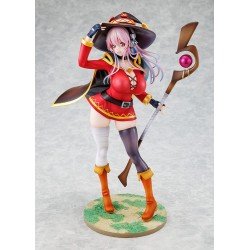 Super Sonico x Konosuba statuette PVC 1/7 Super Sonico Megumin collaboration Ver. 25 cm | 4942330144947