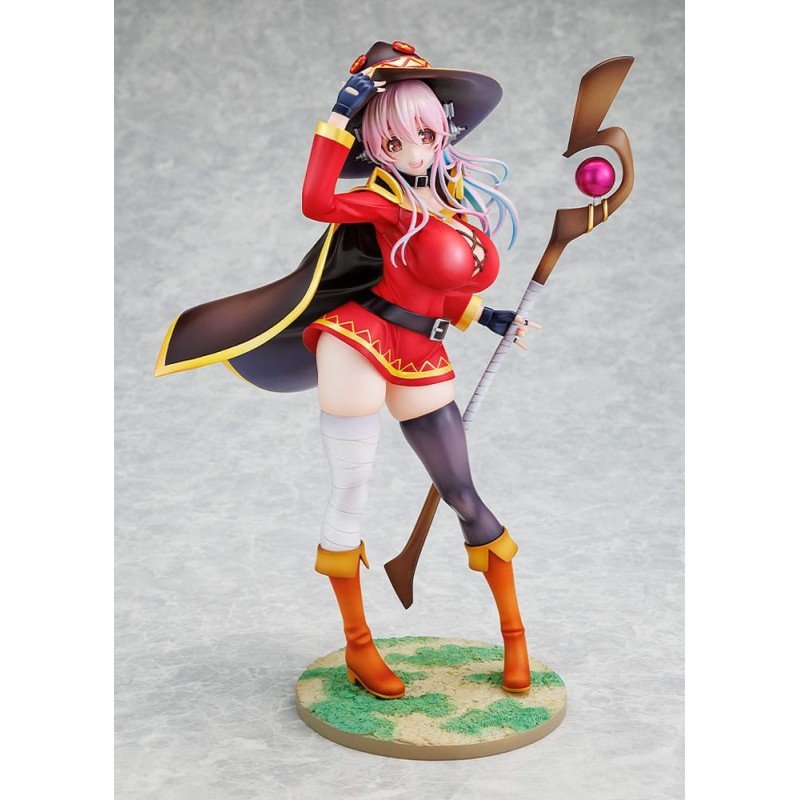 Super Sonico x Konosuba statuette PVC 1/7 Super Sonico Megumin collaboration Ver. 25 cm | 4942330144947