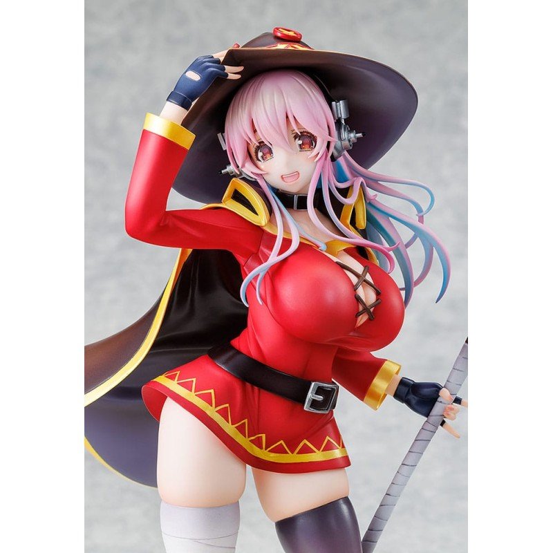 Super Sonico x Konosuba statuette PVC 1/7 Super Sonico Megumin collaboration Ver. 25 cm | 4942330144947