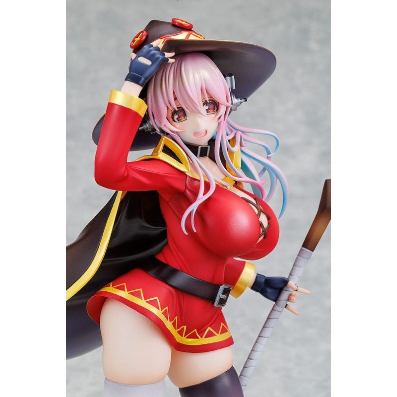 Super Sonico x Konosuba statuette PVC 1/7 Super Sonico Megumin collaboration Ver. 25 cm | 4942330144947