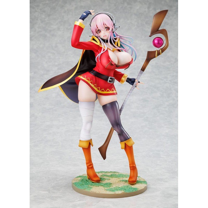 Super Sonico x Konosuba statuette PVC 1/7 Super Sonico Megumin collaboration Ver. 25 cm | 4942330144947