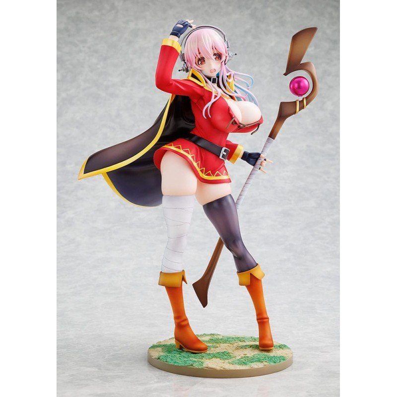 Super Sonico x Konosuba statuette PVC 1/7 Super Sonico Megumin collaboration Ver. 25 cm | 4942330144947