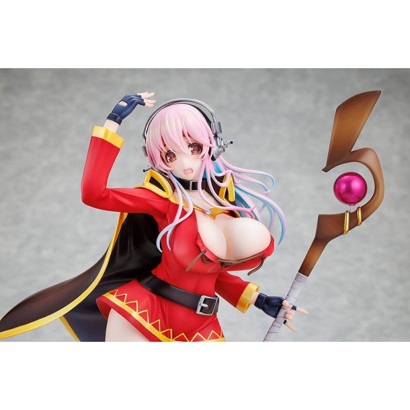 Super Sonico x Konosuba statuette PVC 1/7 Super Sonico Megumin collaboration Ver. 25 cm | 4942330144947