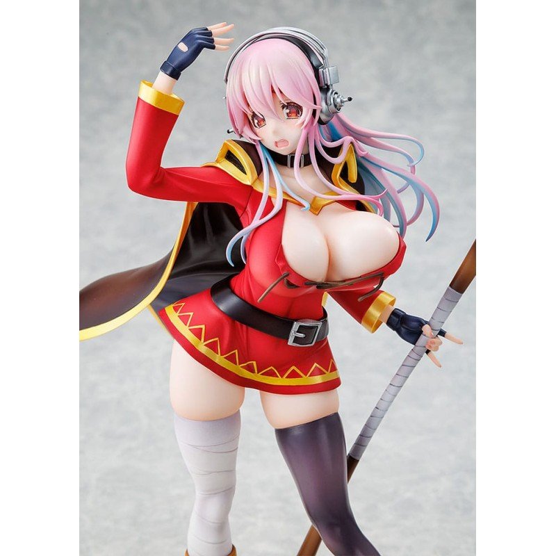Super Sonico x Konosuba statuette PVC 1/7 Super Sonico Megumin collaboration Ver. 25 cm | 4942330144947